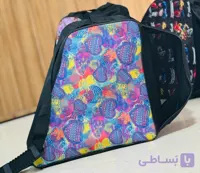کیف و ساک حمل اسکیت بچگانه بزرگسال ساده قلب آبی