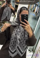 روسری ابریشم مجلسی دیور (رنگبندی دارد)