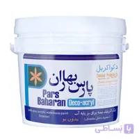 رنگ اکریلیک نیم براق پارس بهاران 7 کیلویی