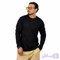 تیشرت پنبه آستین بلند مردانه