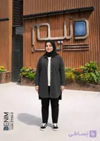 شومیز مانتویی سایز بزرگ زنانه یاس