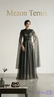 ماکسی فرشته زنانه مجلسی با دامن کلوش _ کد ۴۲۳