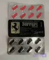 قرص تاخیری فراری قرمز مشکی۸تایی