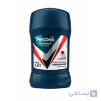 استیک ضد تعریق مردانه آنتی باکتریال رکسونا Rexona مدل Invisible On Black And White حجم 50 میل