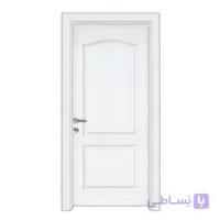 درب HDF خام دو قاب