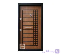 درب ضد سرقت طرح آبشار روکش راش سی ان سی