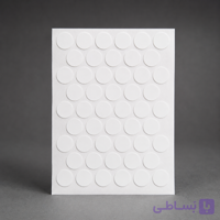 برچسب روی پیچ ام دی اف مدل گلپیچ چوبی بسته ۵۰ عددی