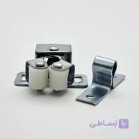 قفل کابینت مدل چفت غلطکی | بدنه گالوانیزه درجه 1 | چفتی | ابعاد 3.4x3x1.5 سانتی‌متر