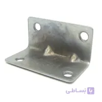 بست گونیا فلزی ۴ پیچ | آهن ۱.۲۵ میلی‌متر | سایز 30 و 35 میلی‌متر | نقره‌ای