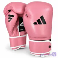 دستکش بوکس چرم حرفه ای ادیداس WORLD BOXING