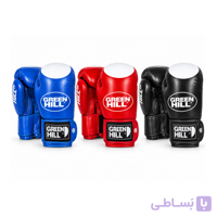 دستکش بوکس چرم گرین هیل سرسفید