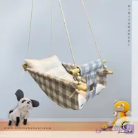تاب کودک چوبی دلارا طرح چهارخونه