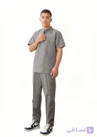 اسکراب شلوار مردانه مدل یقه دیپلمات
