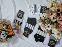 جوراب اسپورت مچی ۱۲ جفتی طرح ستاره نخ ایرانی  کد: ۱۲۶