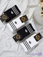 جوراب اسپورت ساقدار طرح Adidas نخ ایرانی ۱۲ جفتی کد: ۱۳6