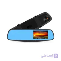 دوربین ثبت وقایع و آینه ی مانیتور دار دو لنز