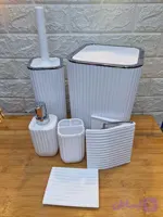 ست سرویس بهداشتی چهار گوش زبرا همارا 6 پارچه