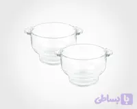 کاسه سوپ خوری جفتی شیشه ای کد2330