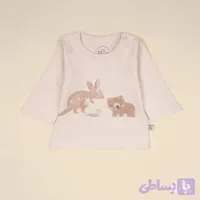ست لباس نوزادی 3 تکه نخی طرح کانگارو برندنیلی (کد A0L0Y)