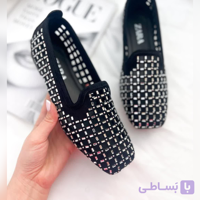 کالج مجلسی نگینی زنانه شیک و لاکچری طرح آینه ای. 37 تا 40