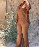 مانتو شلوار فلونزی در رنگبندی _ 10123