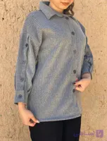 مانتو فوتر sleeve دکمه دار _ 10124