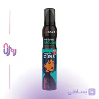 اسپری مو دوماسیDOMACY مدل موس حالت‌دهنده مو Hair Styling Mousse Magical Curls قدرت نگهدارندگی 4 Hold حجم 200 میلی‌لیتر