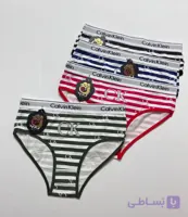 شورت نخی کش پهن  اسلیپ زنانه ودخترانهcalvin klein