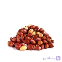 مغز بادام زمینی لعابی