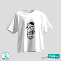 تیشرت چاپی طرح مسی مردانه و زنانه کد CTS1121