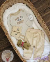 سه تیکه بادی شلوار و دستکش برند Mini Bear کد B218
