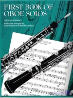 دانلود کتاب قطعات ابوا و پیانو first book of oboe solos