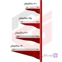 قفسه دیواری فروشگاهی  سایز ۳۰*۹۵ ارتفاع ۱۲۰ سانتیمتر