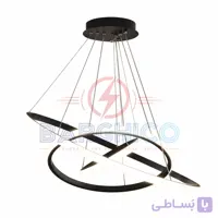 لوستر سفینه گرد سه حلقه 20 40 60