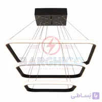 لوستر مربع سه حلقه 30 40 50
