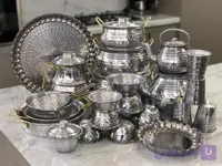 سرویس قابلمه پذیرایی 35 پارچه روحی چکشی (با ارسال رایگان)