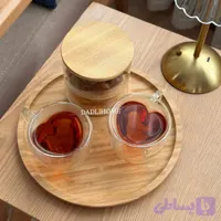 ماگ پیرکس دوجداره قلبی کد678A