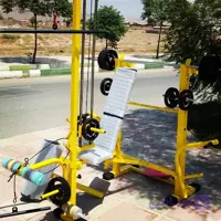 دستگاه بدنسازی ۵۲ کاره پروفیل ۶۰در۶۰ فول آپشن حرفه ای وزنه دمبل هالتر