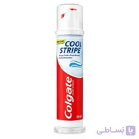 خمیردندان پمپی کلگیت مدل COOL STRIPE ضد پوسیدگی _ 100میلی لیتر