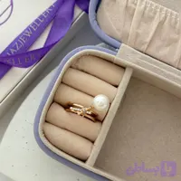انگشتر گره تک مروارید ژوپینگ