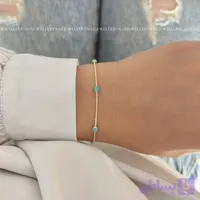 دستبند ماری میناکاری آبی ژوپینگ