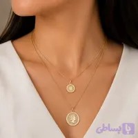 گردنبند دولاین سکه الیزابت ژوپینگ