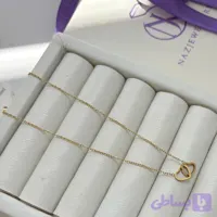 گردنبند قلب طلایی استیل