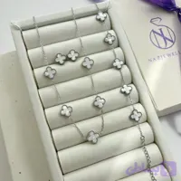 سرویس ونکلیف سفید نقره‌ای استیل