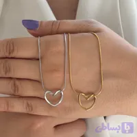گردنبند قلب استیل 🦢