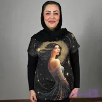 تیشرت طرحدار زنانه - مهفام