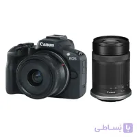 دوربین بدون آینه کانن Canon EOS R50 Mirrorless Camera Kit 18-45 & 55-210 Lens