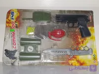 ست اسباب‌بازی کماندو مدل تجهیزات نظامی
