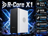 کیس رندرینگ استوک R-Core X1 با پردازنده نسل 8 و 9