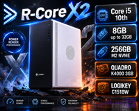 کیس رندرینگ استوک R-Core X2 با پردازنده نسل 10